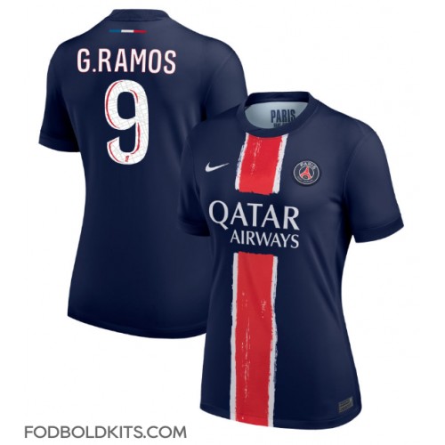 Paris Saint-Germain Goncalo Ramos #9 Hjemmebanetrøje Dame 2024-25 Kortærmet